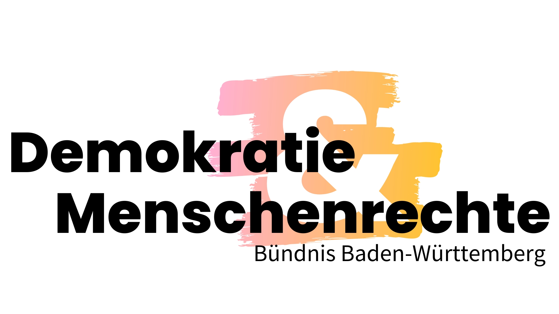 Logo des Bündnisses für Demokratie und Menschenrechte